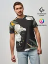 Мужская базовая футболка / Цветочный арт
