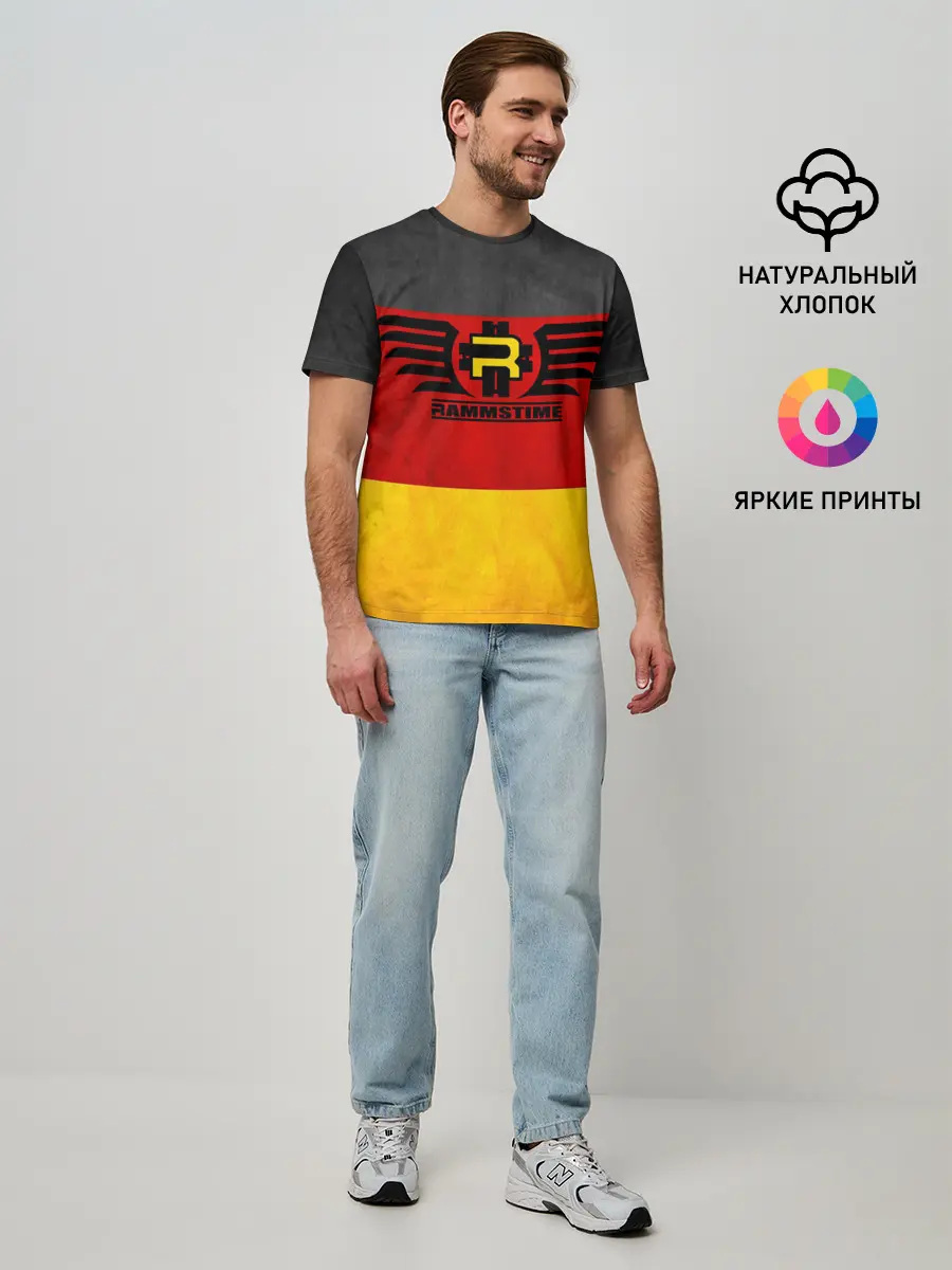 Мужская базовая футболка / Rammstein
