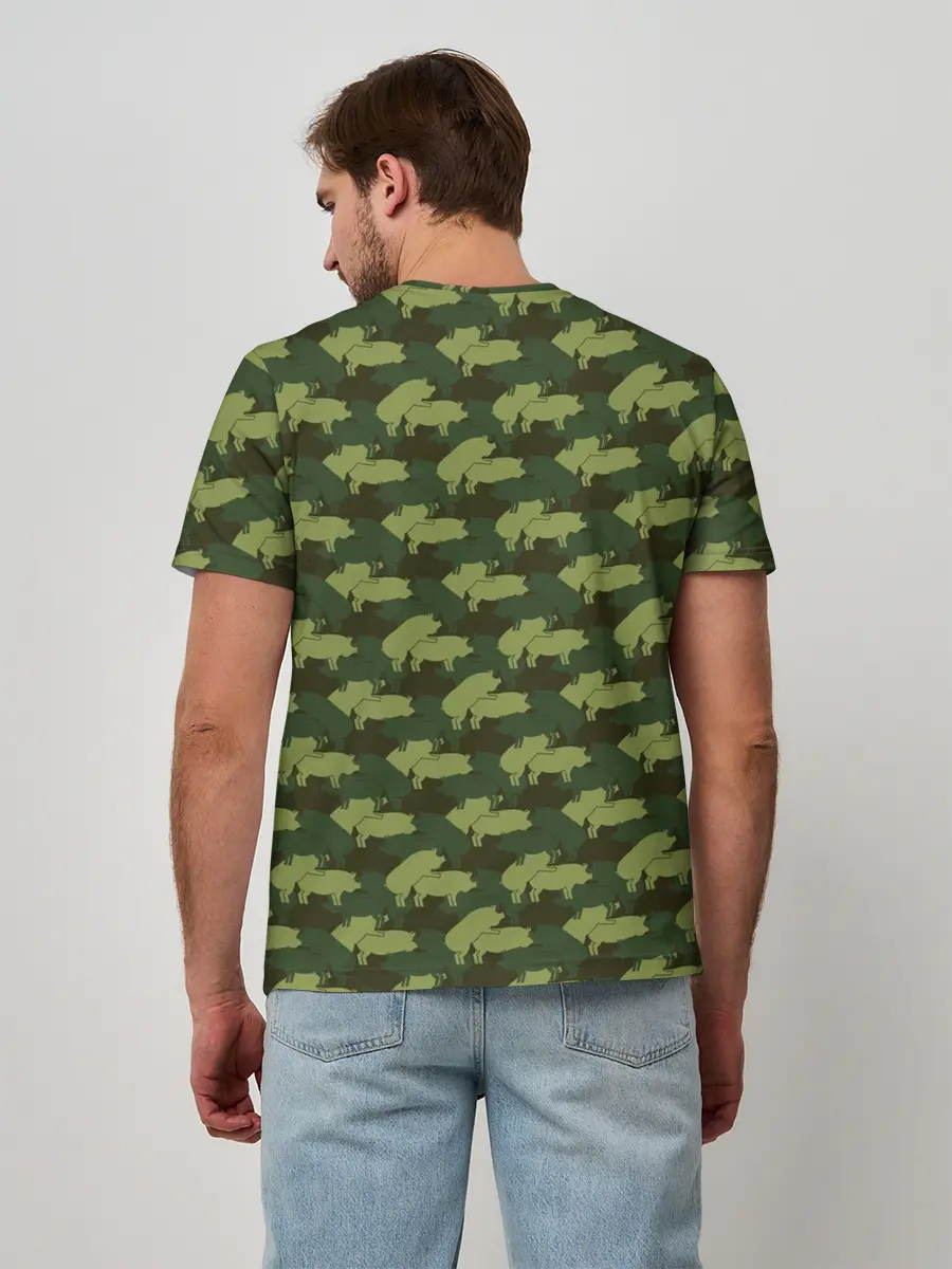 Мужская базовая футболка / Свиньи 18+