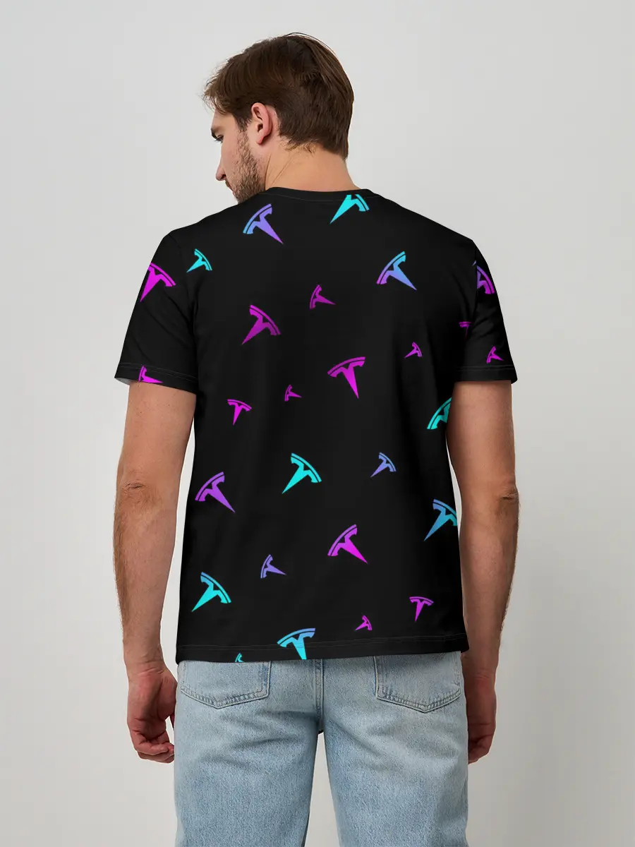 Мужская базовая футболка / TESLA / Тесла