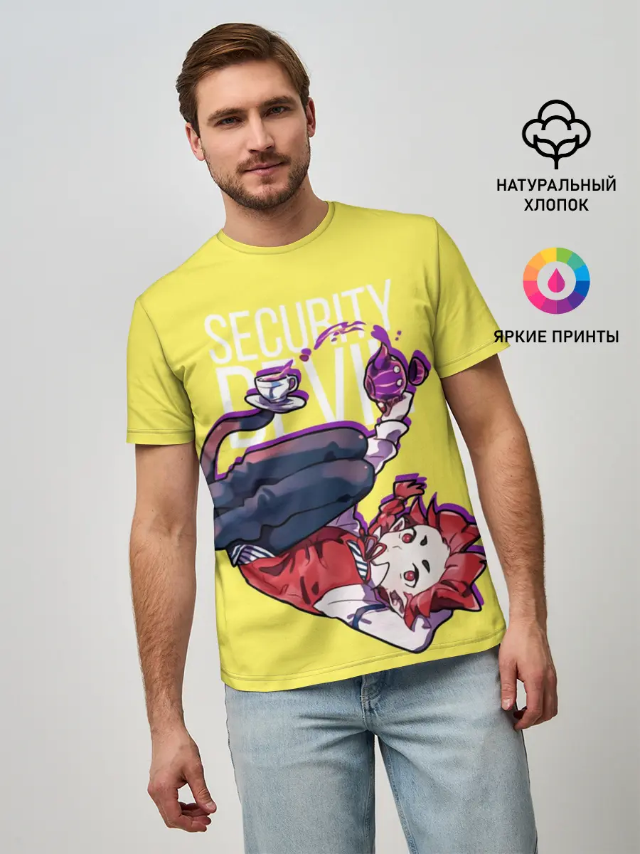 Мужская базовая футболка / Security Devil