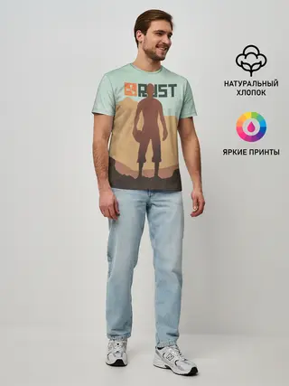 Мужская базовая футболка / Rust