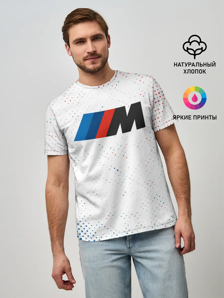Мужская базовая футболка / BMW / БМВ