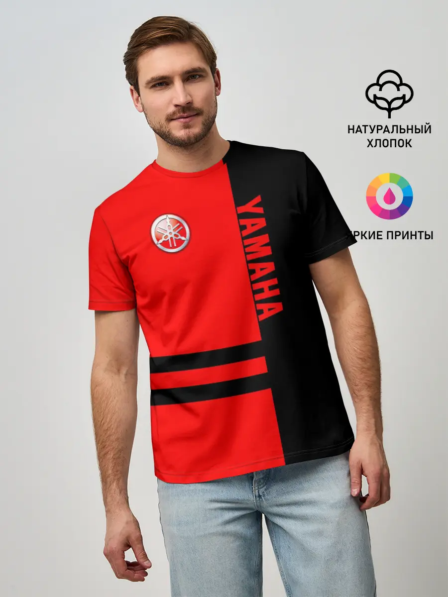 Мужская базовая футболка / Yamaha