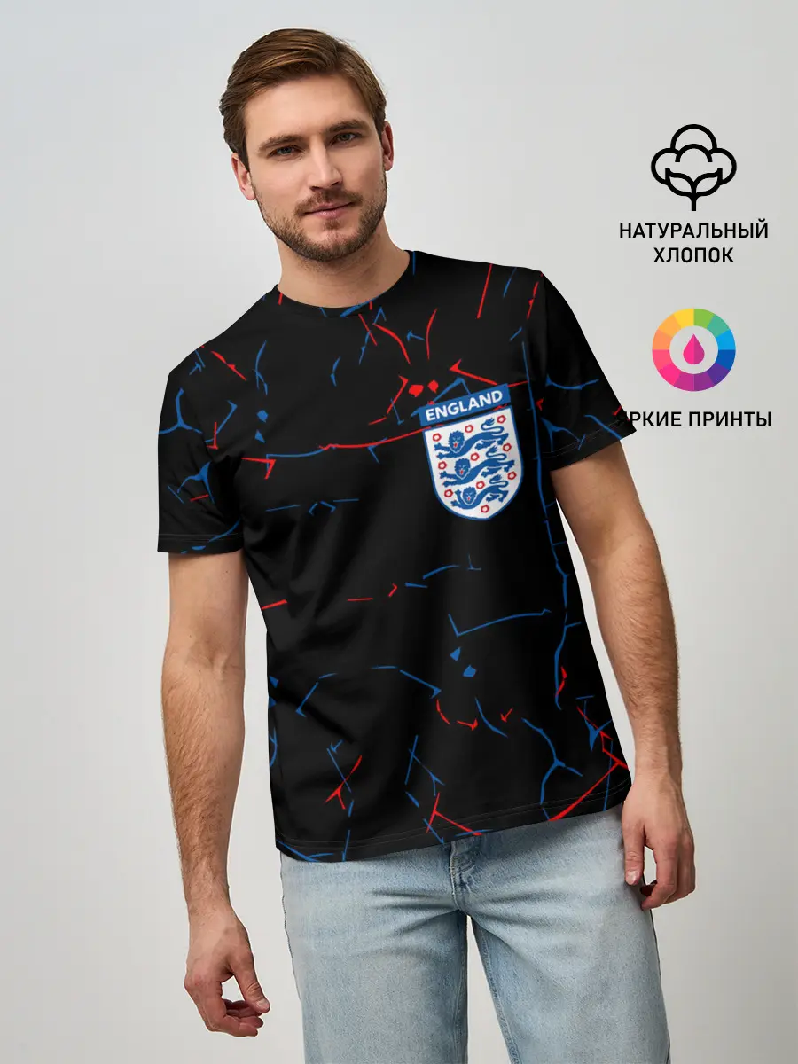 Мужская базовая футболка / Сборная Англии.