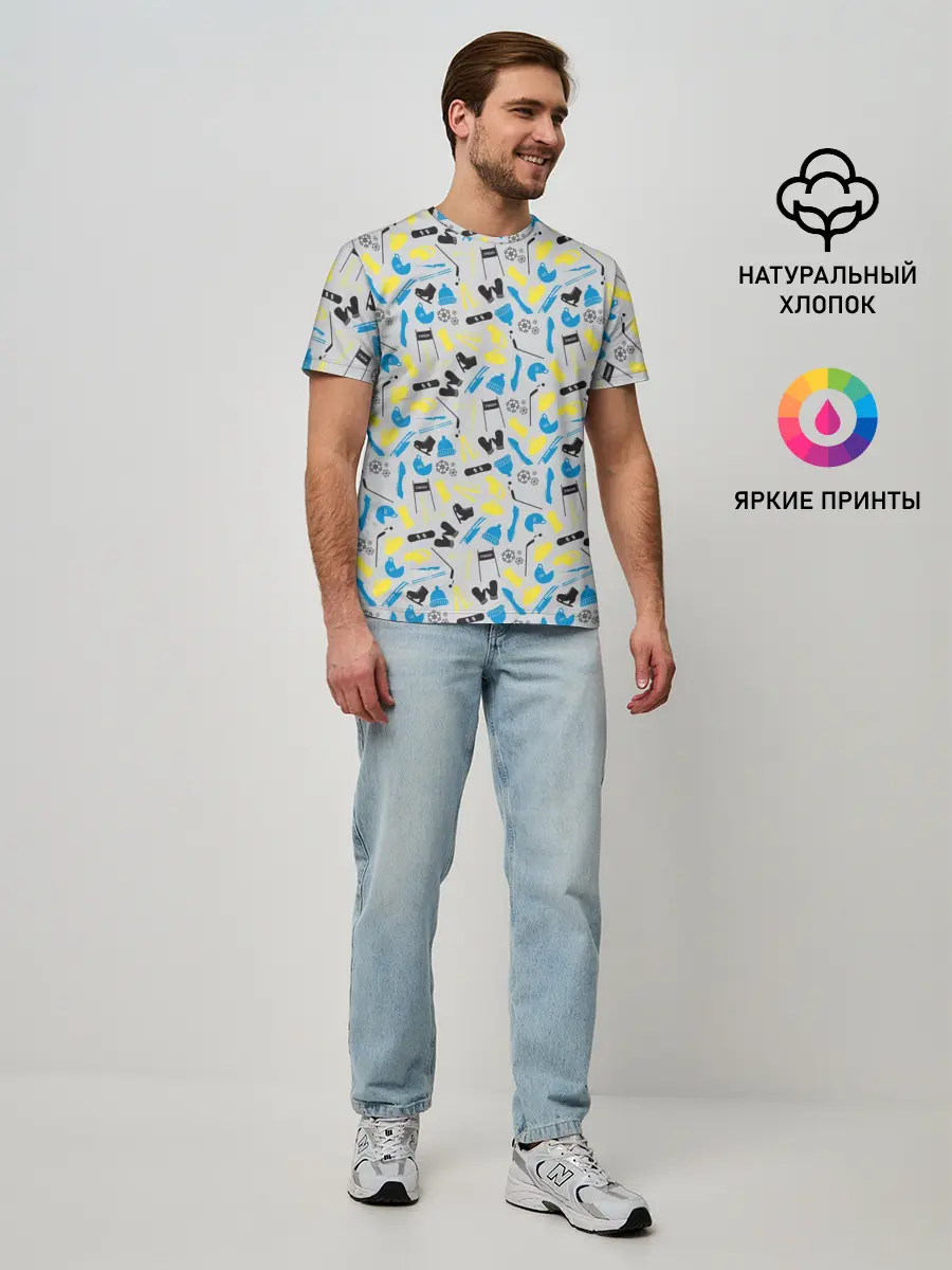 Мужская базовая футболка / WINTER SPORTS