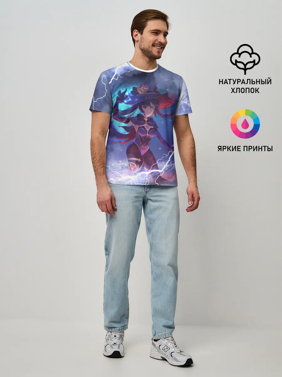 Мужская базовая футболка / Genshin Impact | Геншин Импакт