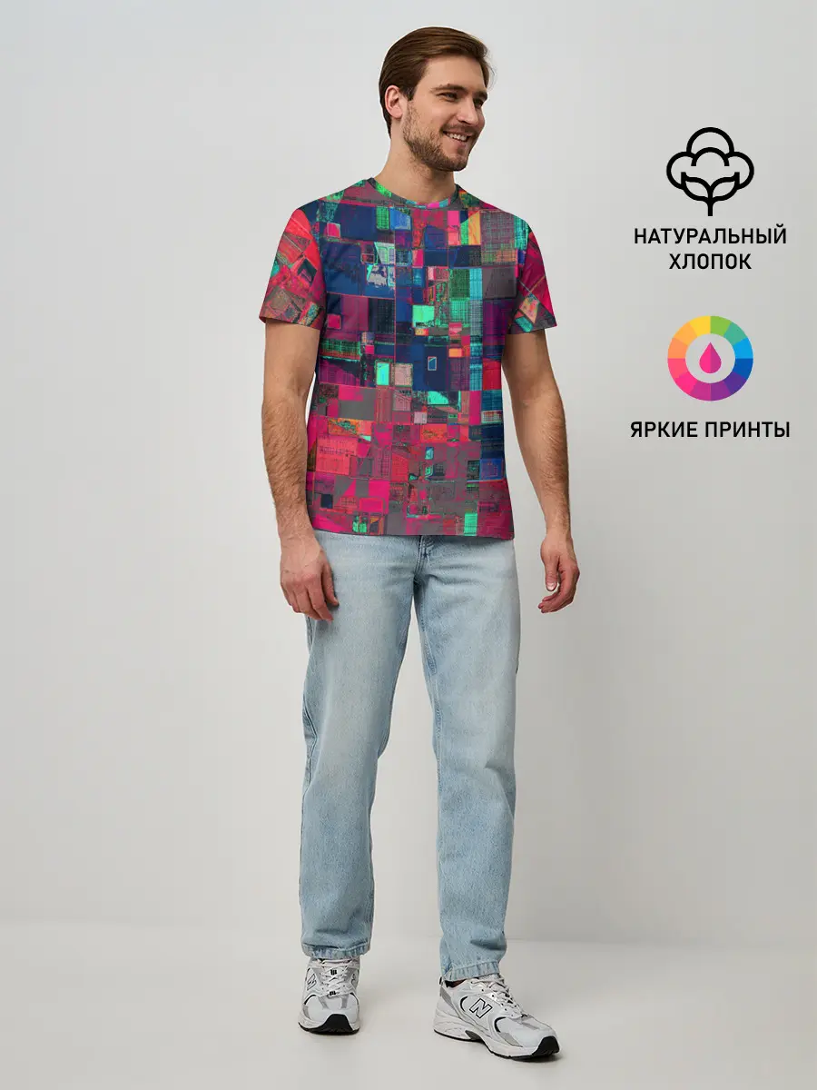 Мужская базовая футболка / HAPPY WINDOWS