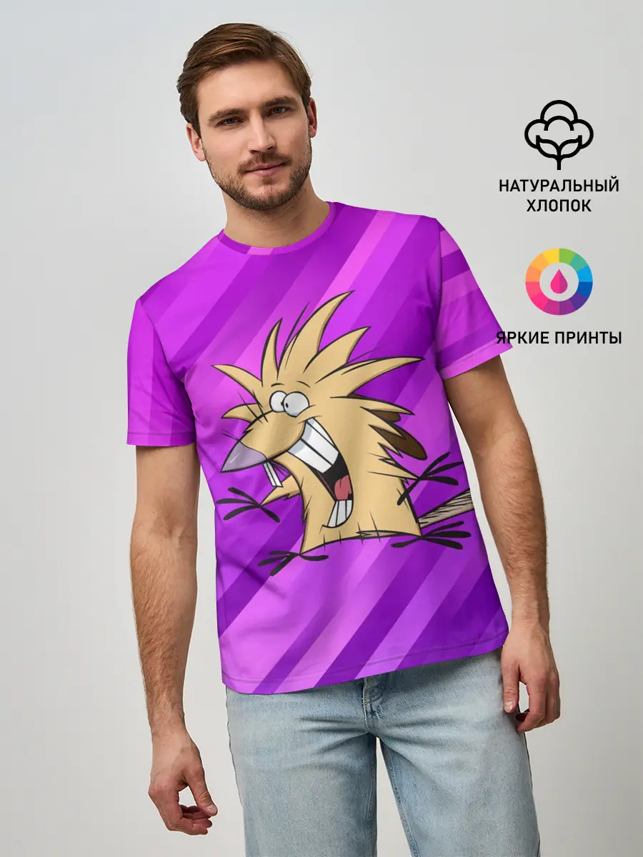 Мужская базовая футболка / Крутые Бобры