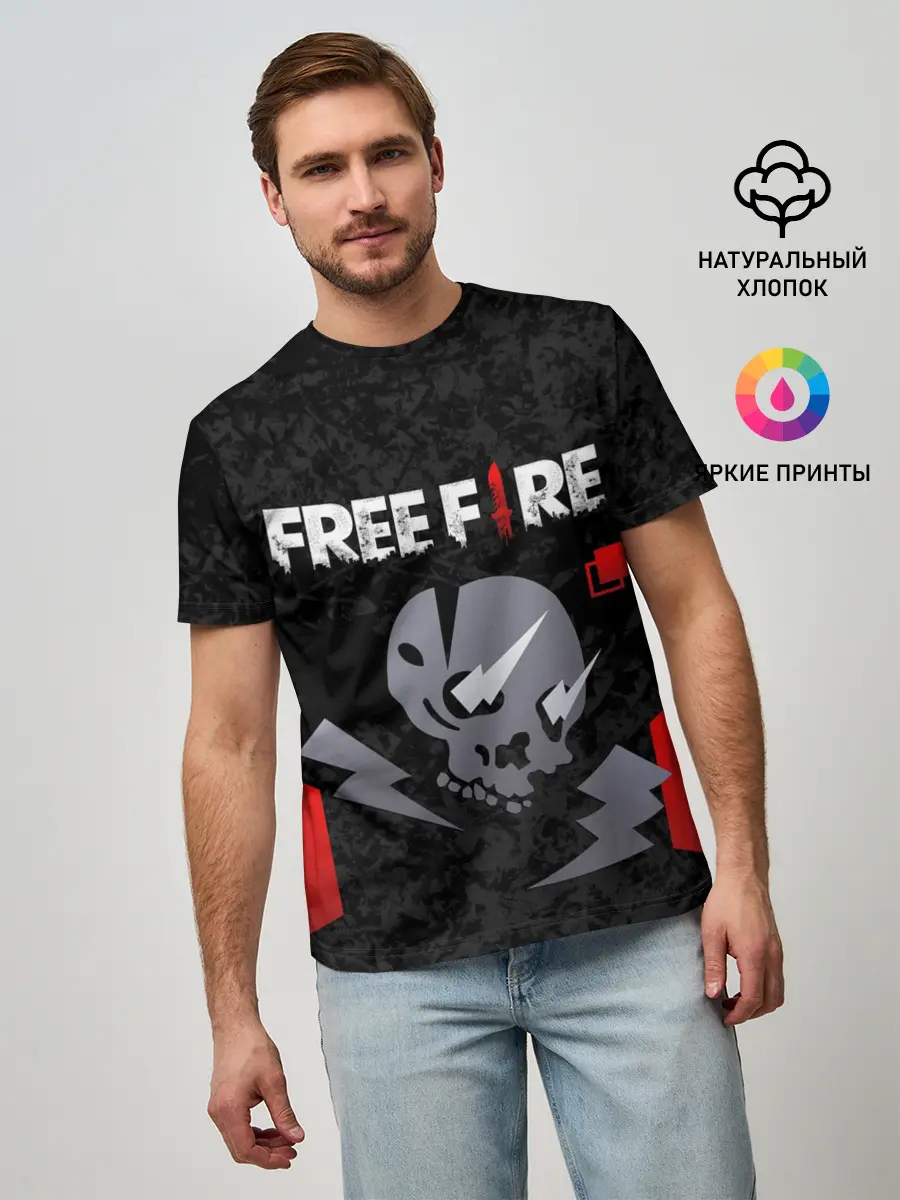 Мужская базовая футболка / FREE FIRE