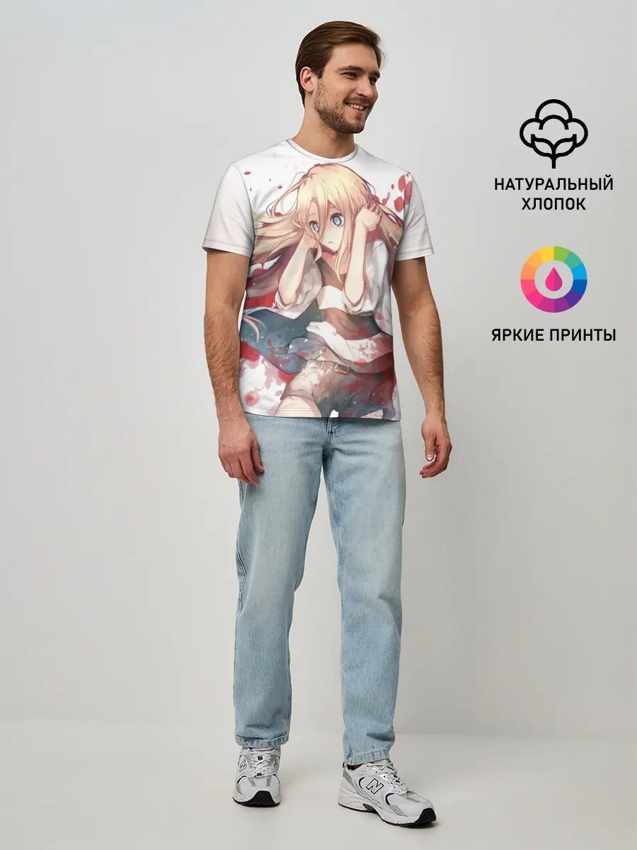 Мужская базовая футболка / ANGELS OF DEATH. Rachel Gardner