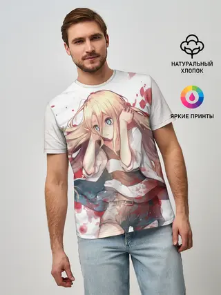 Мужская базовая футболка / ANGELS OF DEATH. Rachel Gardner