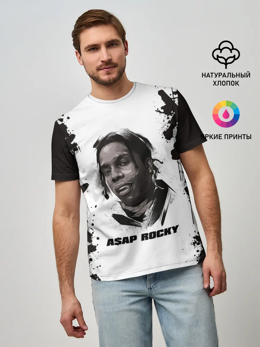 Мужская базовая футболка / АСАП | ASAP ROCKY
