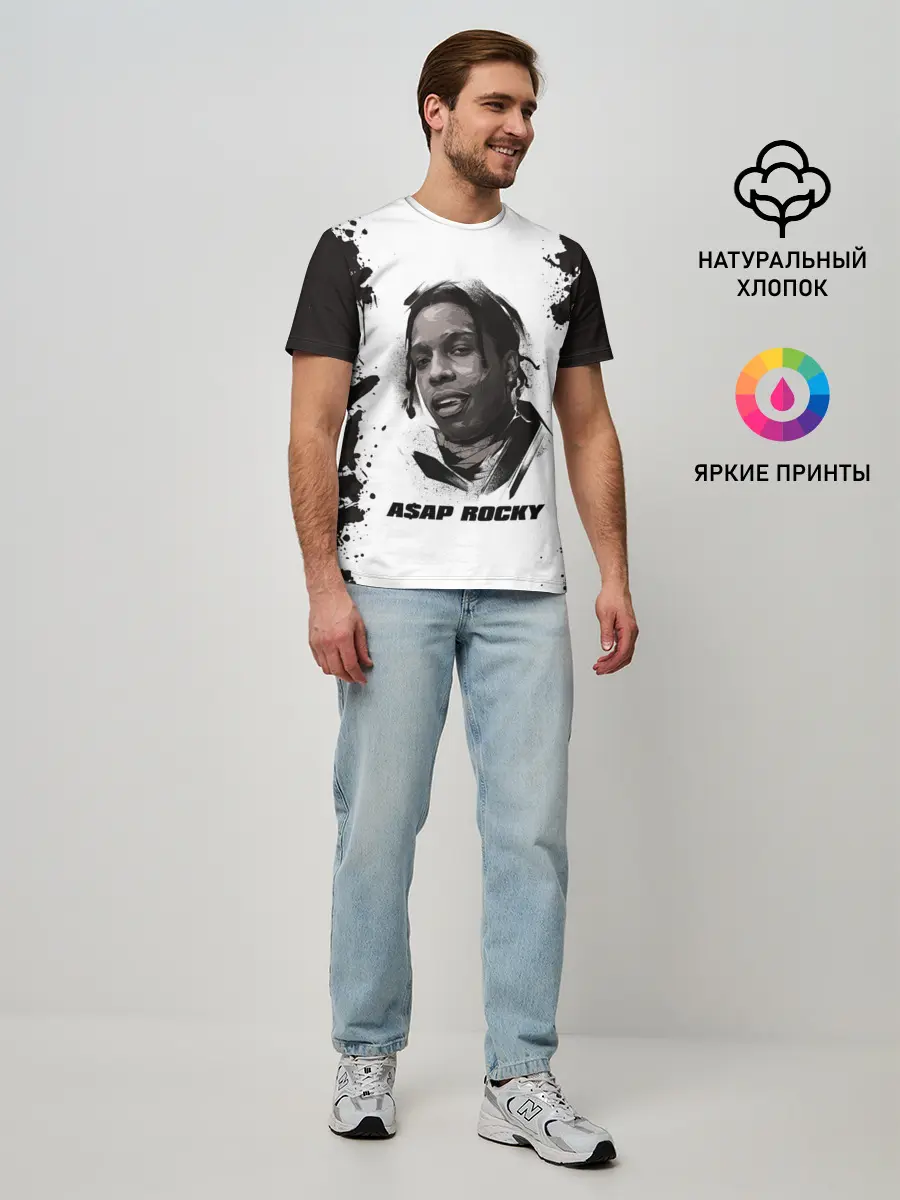 Мужская базовая футболка / АСАП | ASAP ROCKY