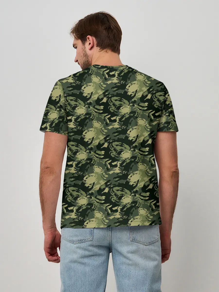 Мужская базовая футболка / Крабы