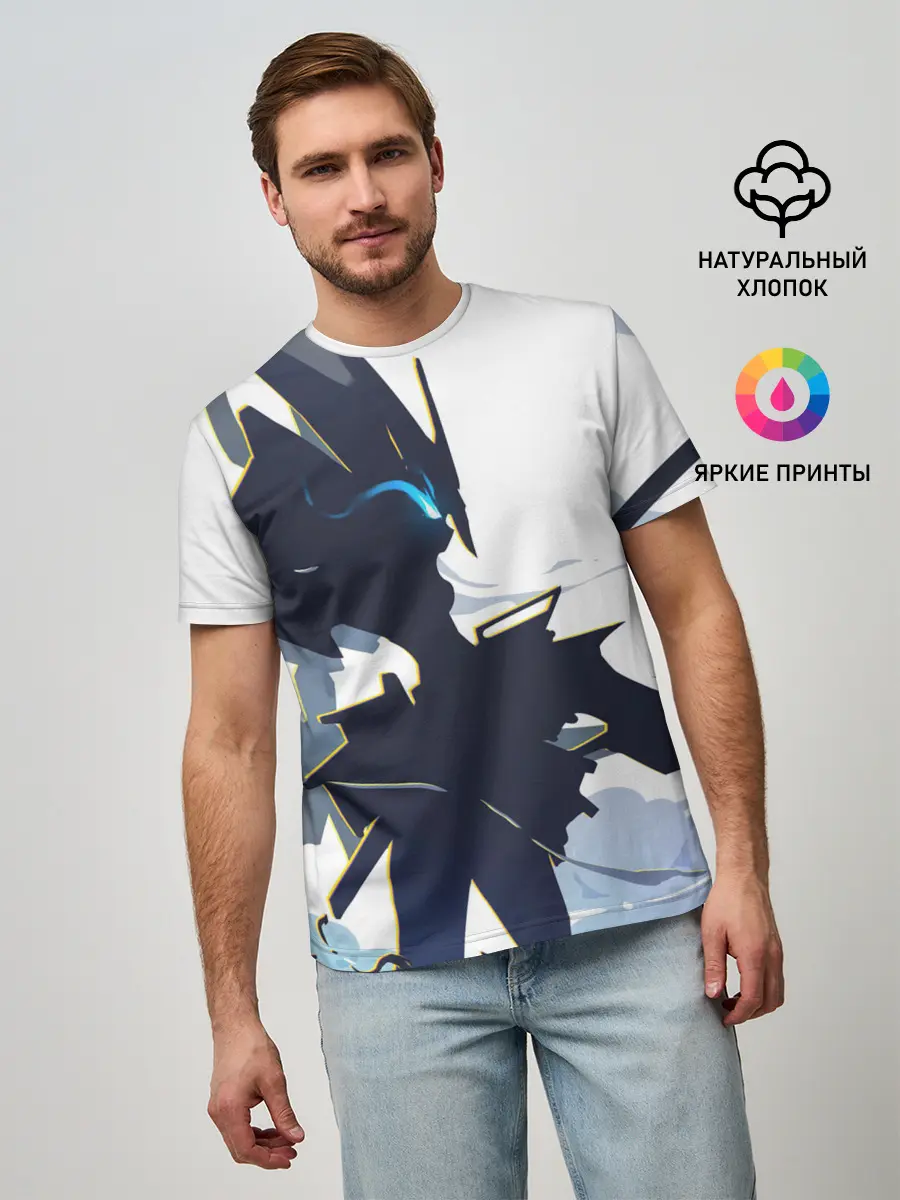 Мужская базовая футболка / Darling абстрация