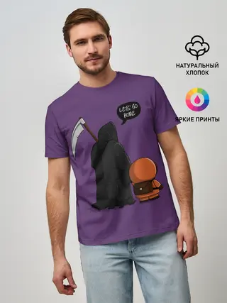 Мужская базовая футболка / Лучший друг Кенни