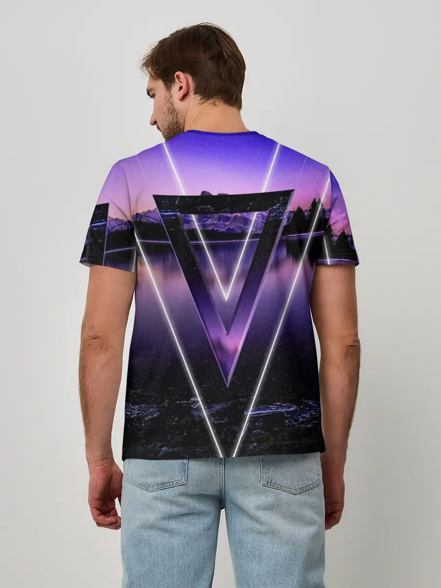 Мужская базовая футболка / ОЗЕРО