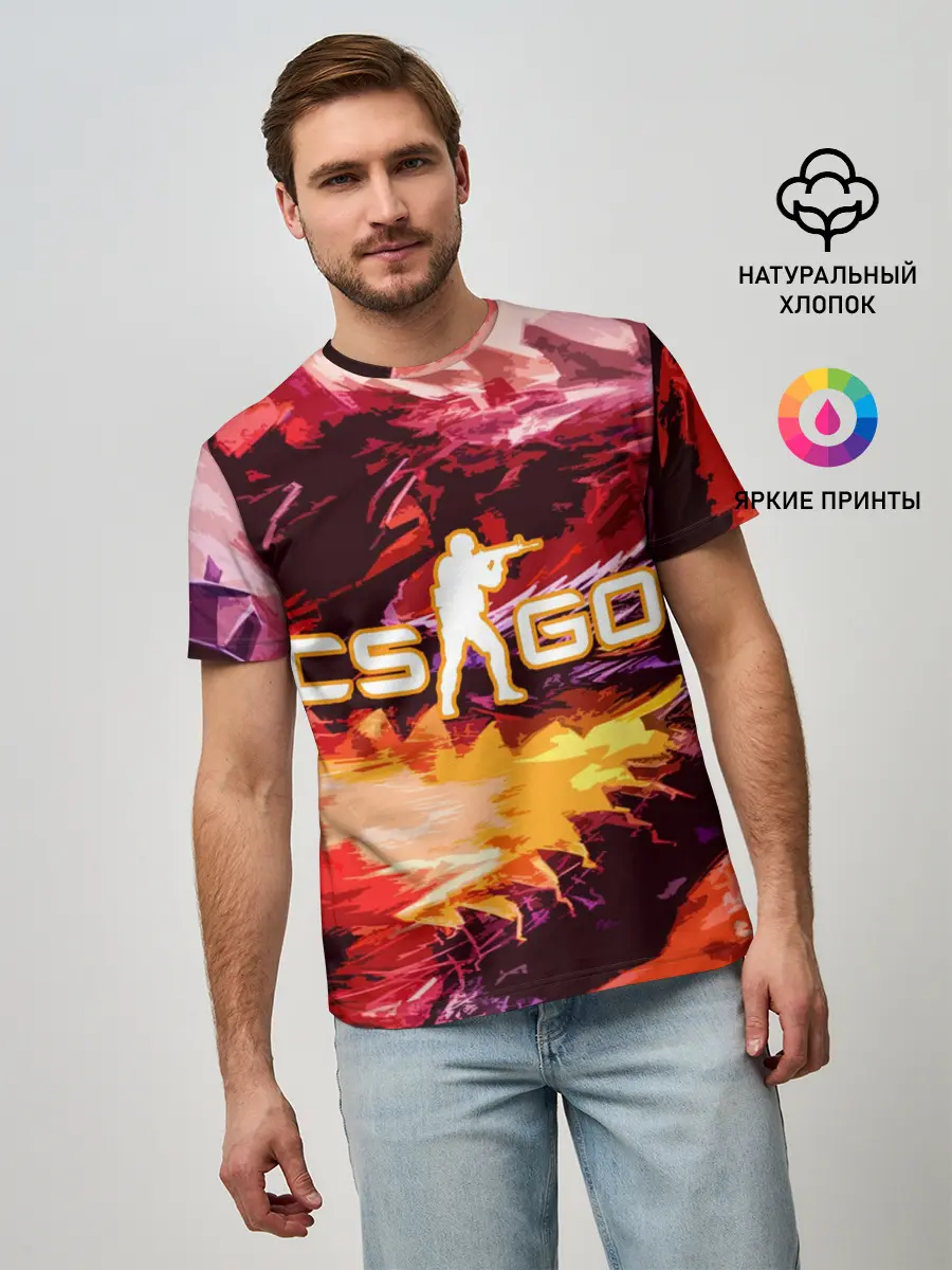Мужская базовая футболка / CS GO