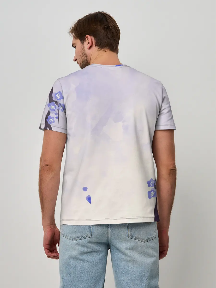 Мужская базовая футболка / Годжо Сатору Магическая битва