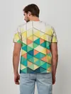 Мужская базовая футболка / Ромбики