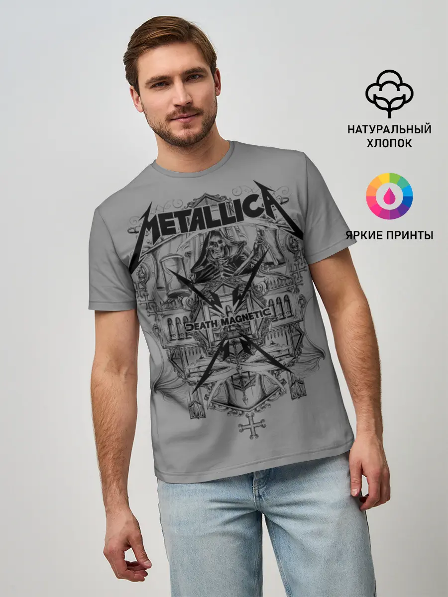 Мужская базовая футболка / Metallica