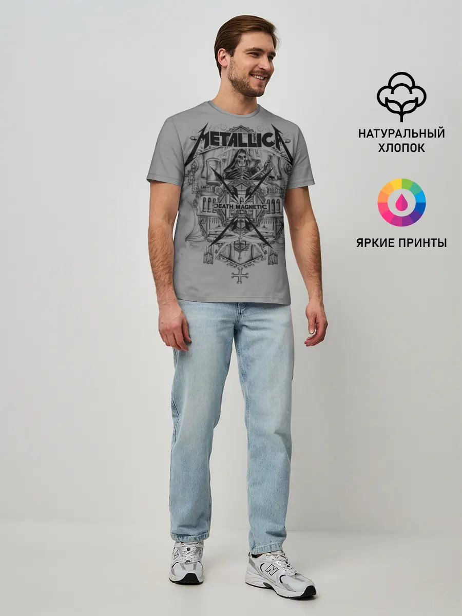 Мужская базовая футболка / Metallica