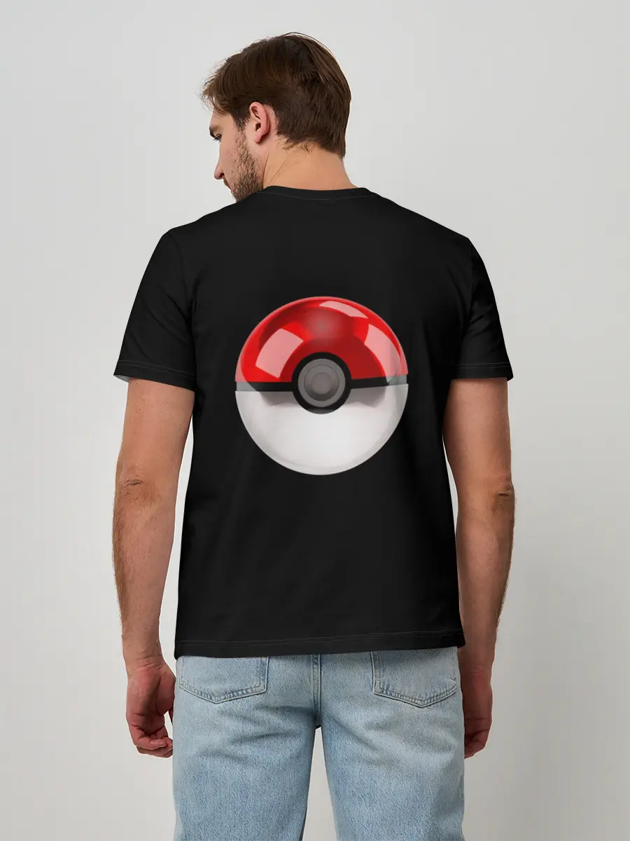 Мужская базовая футболка / Покемон Пикачу