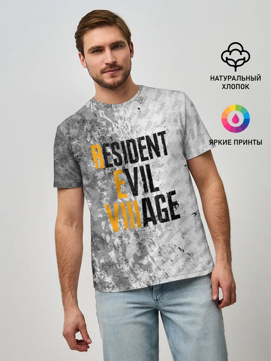 Мужская базовая футболка / RESIDENT EVIL VILLAGE | ГРАНЖ