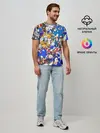 Мужская базовая футболка / SONIC PATTERN | СОНИК