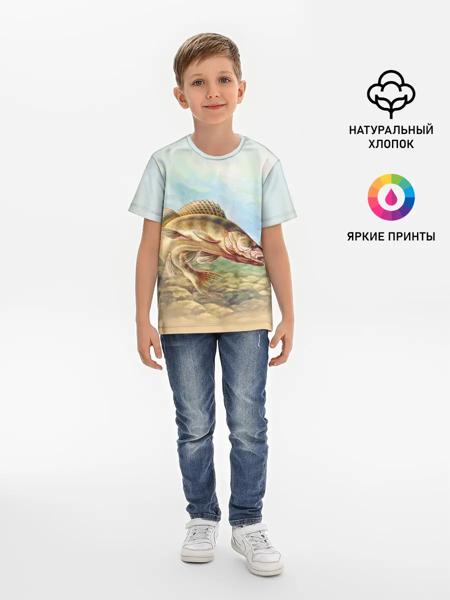 Детская базовая футболка / Рыба