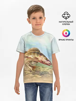 Детская базовая футболка / Рыба