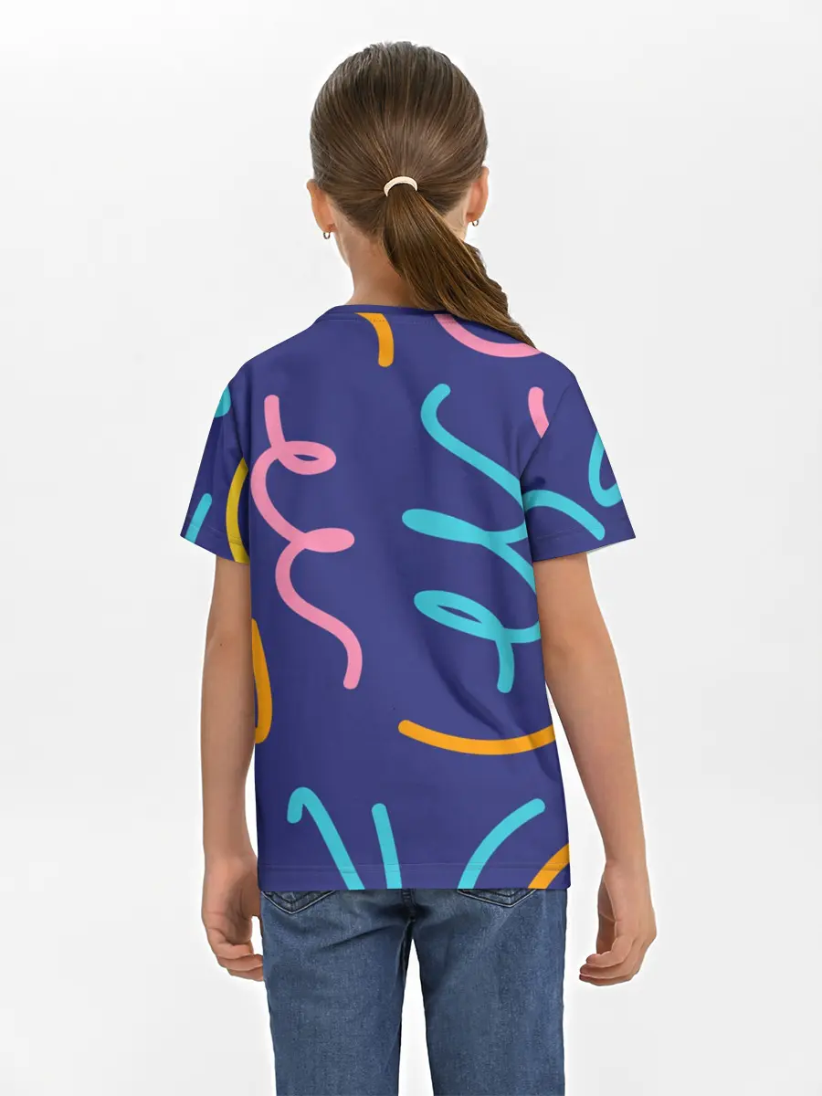 Детская базовая футболка / Одноцветная ячейка