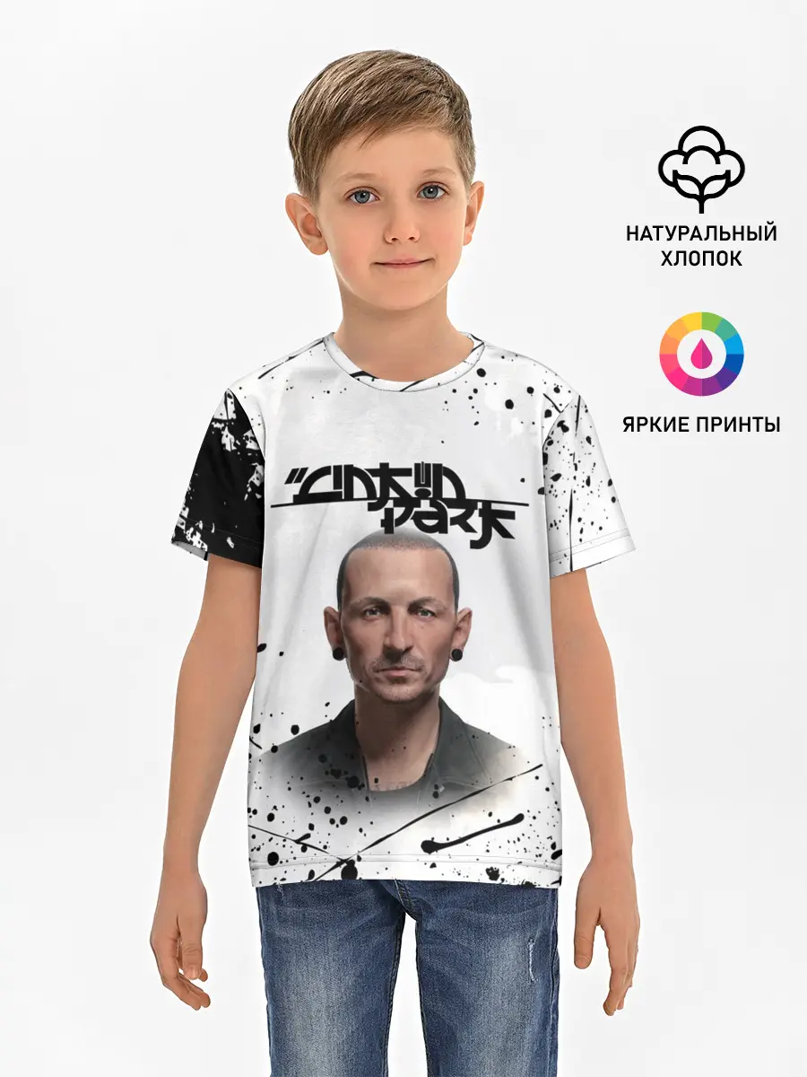 Детская базовая футболка / ЧЕСТЕР | ЛИНКИН ПАРК