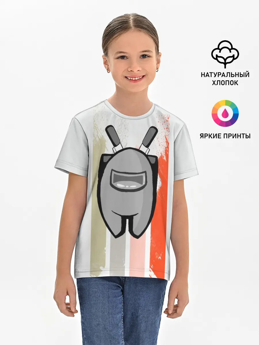 Детская базовая футболка / Among Us