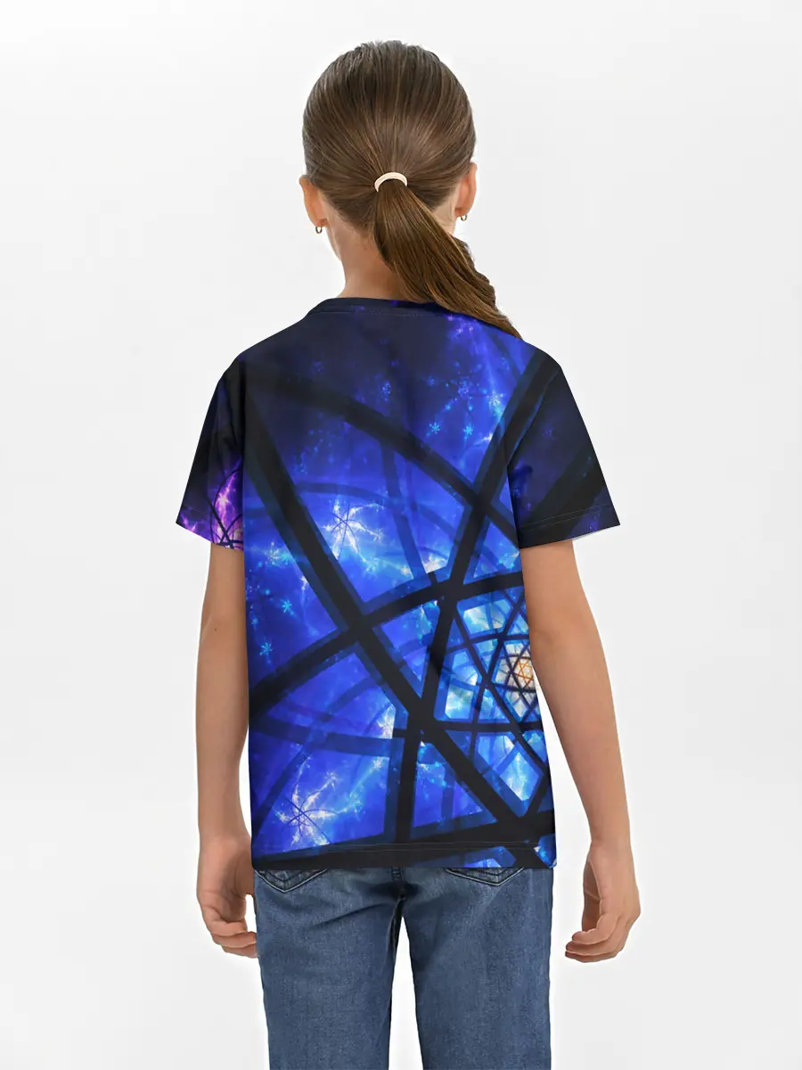 Детская базовая футболка / SPACE PSY