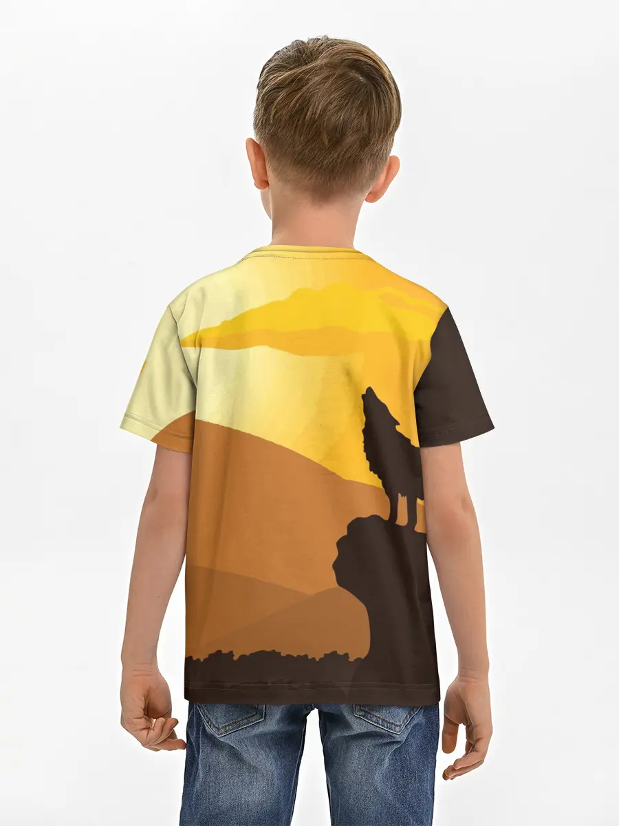 Детская базовая футболка / Rust