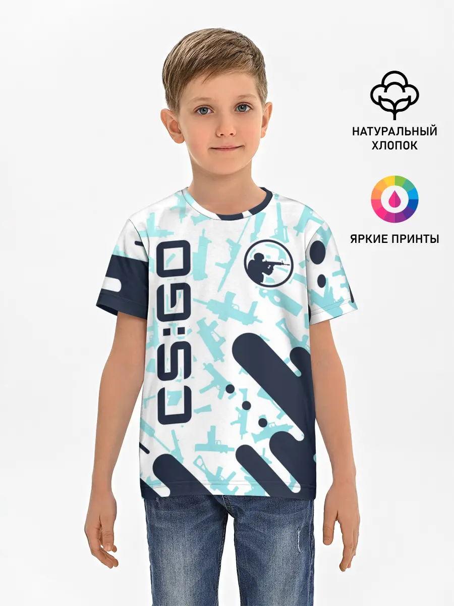 Детская базовая футболка / CS GO | КС ГО