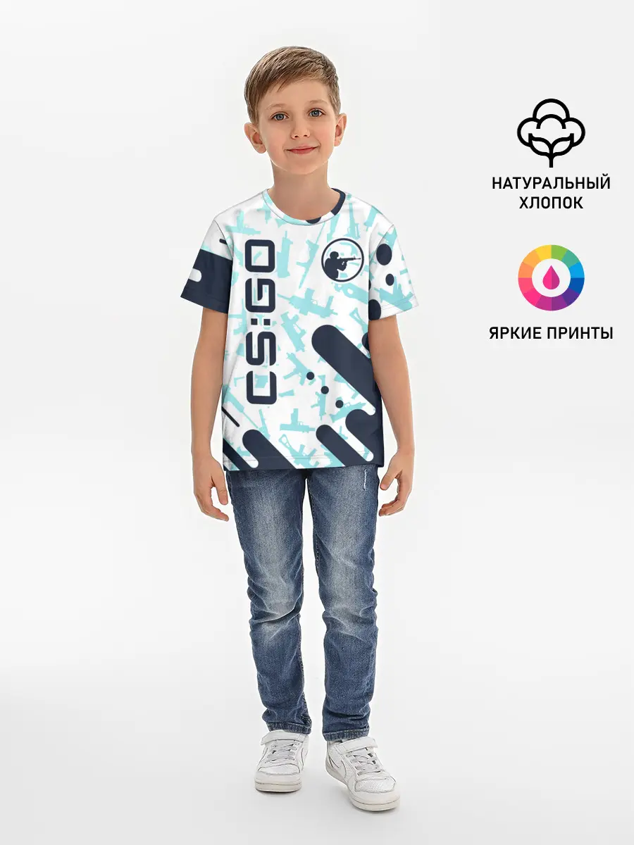 Детская базовая футболка / CS GO | КС ГО
