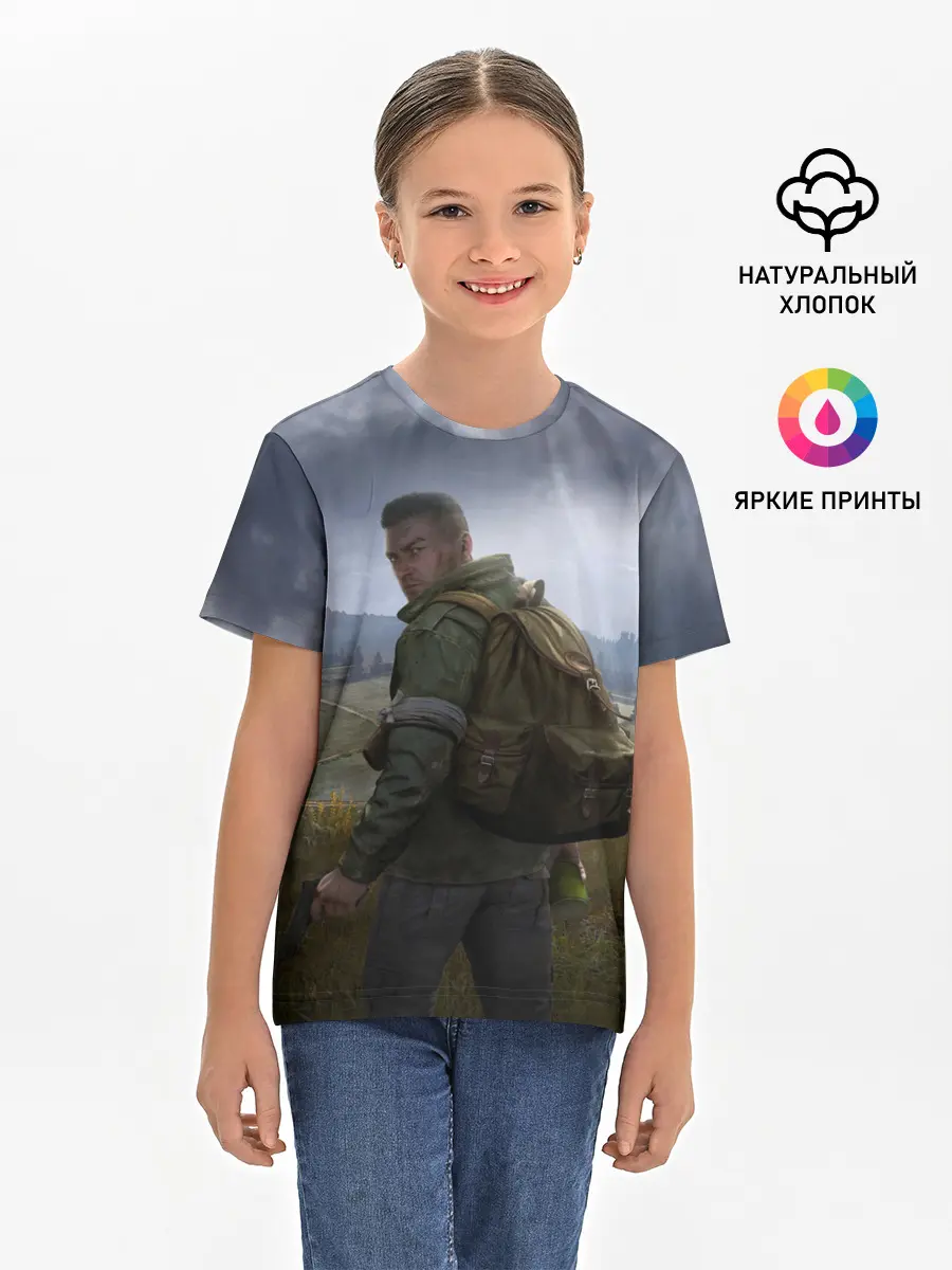Детская базовая футболка / DAYZ POSTER | ДЕЙЗИ ПОСТЕР