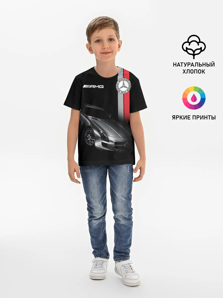 Детская базовая футболка / MERCEDES BENZ AMG