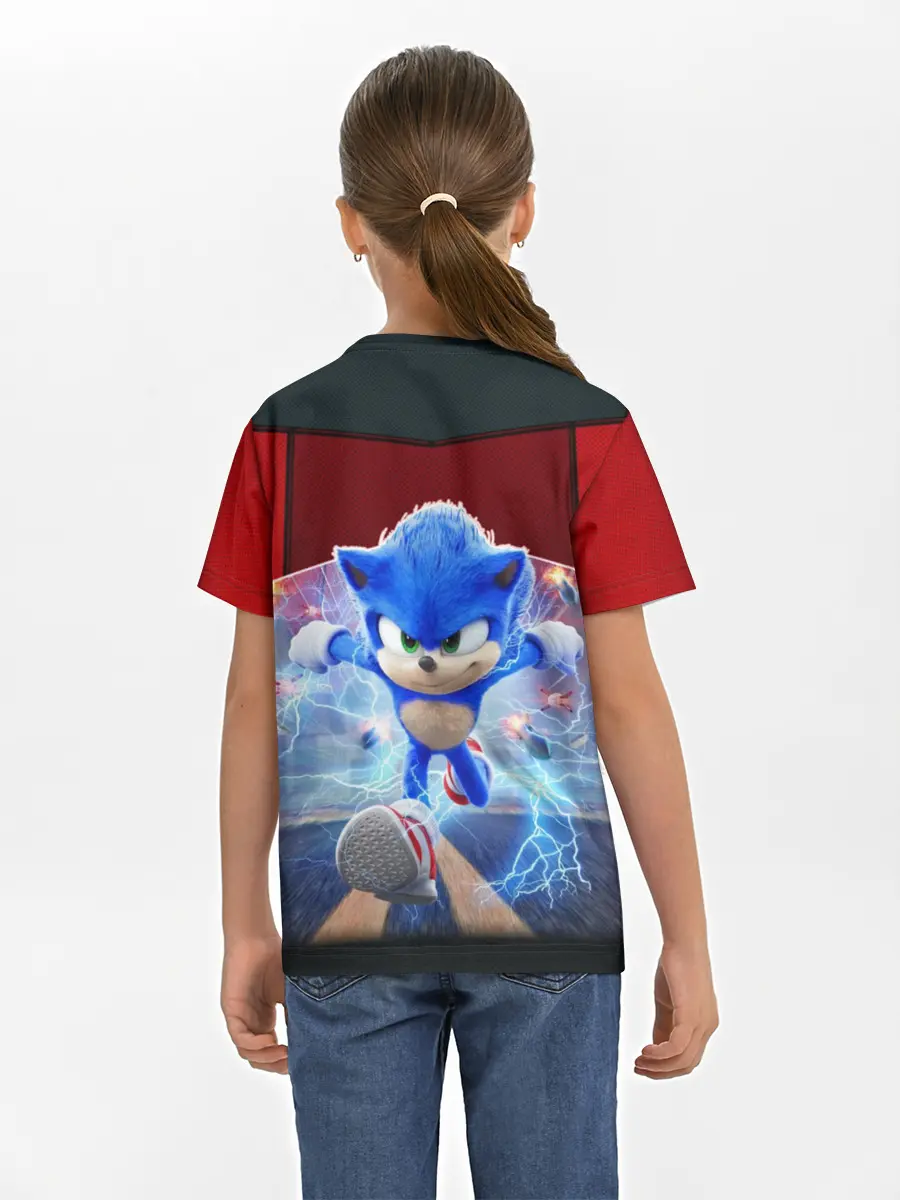 Детская базовая футболка / Соник 2020
