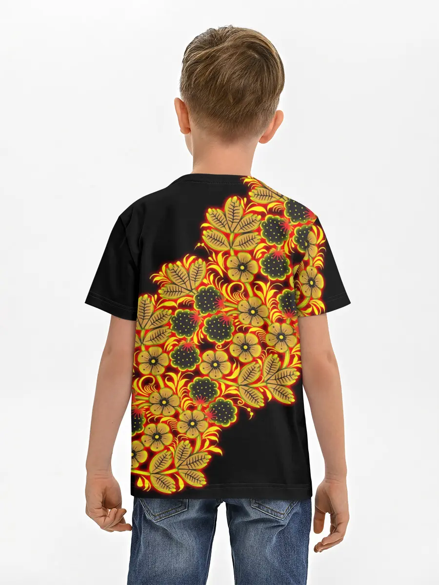 Детская базовая футболка / Славянский орнамент