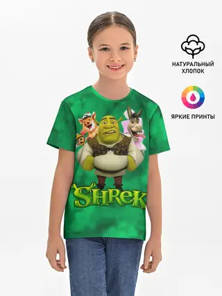 Детская базовая футболка / ШРЕК