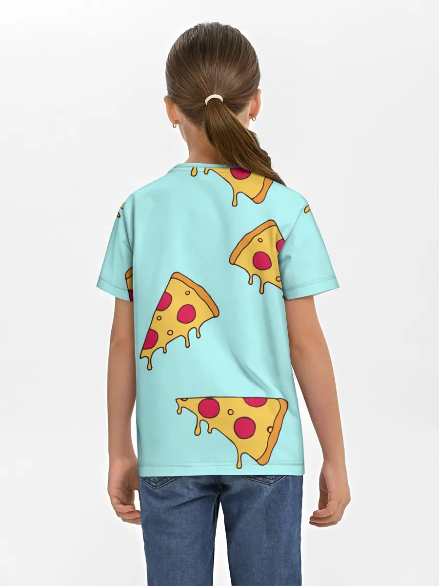Детская базовая футболка / Ароматная пицца