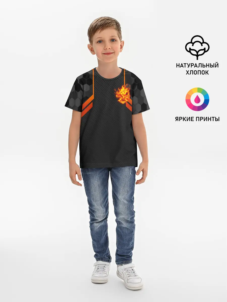 Детская базовая футболка / CYBERPUNK 2077 SAMURAI