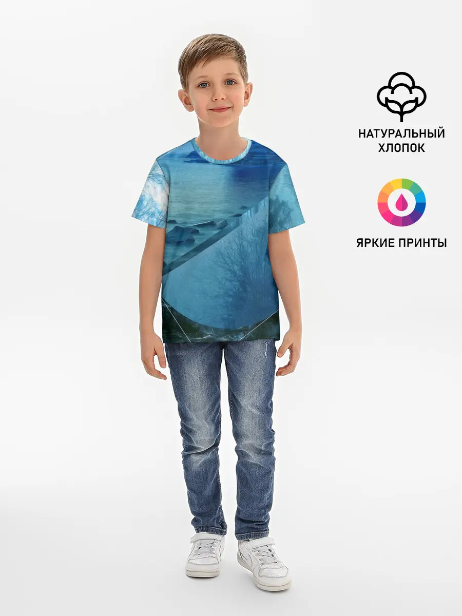 Детская базовая футболка / ОЗЕРО