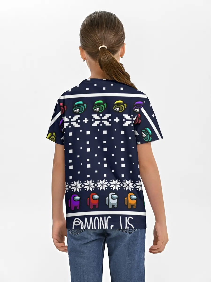 Детская базовая футболка / AMONG US