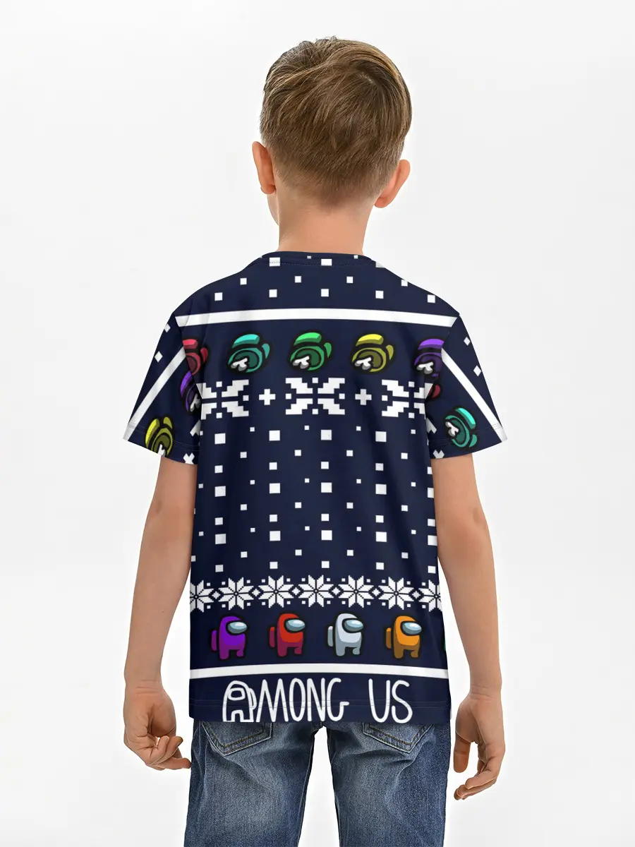 Детская базовая футболка / AMONG US