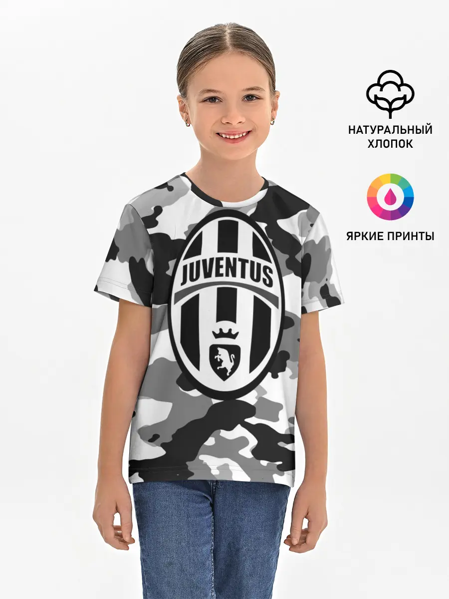 Детская базовая футболка / FC Juventus Camouflage